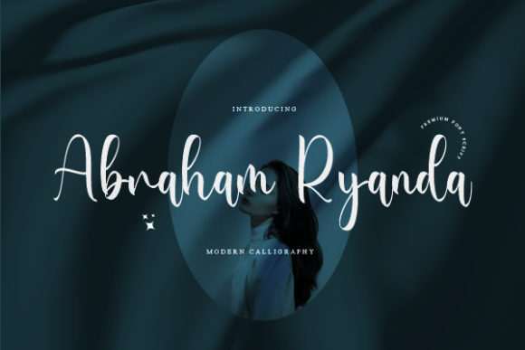 Abraham Ryanda: A Handwritten Font That Feels Like a Signature