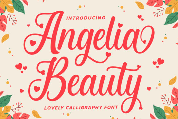 Angelia Beauty: A Script Font That Feels Like a Quiet Moment of Intention