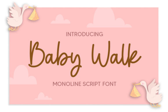 Baby Walk: A Font That Adds Grace to Your Brand