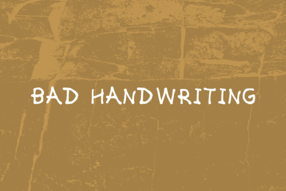 Bad Handwriting Font: Friendly, Readable & Made for Makers
