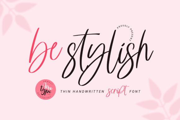 Be Stylish: A Luxurious Script Font for Handmade Creations