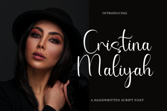 Cristina Maliyah: A Handwritten Font That Feels Like a Thoughtful Signature