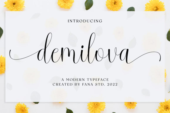 Demilova: A Font That Speaks with Grace