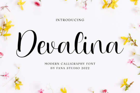 Devalina Script: A Modern Typeface for Digital Elegance