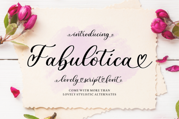 Fabulotica: A Stylish Script Font That Elevates Your Brand