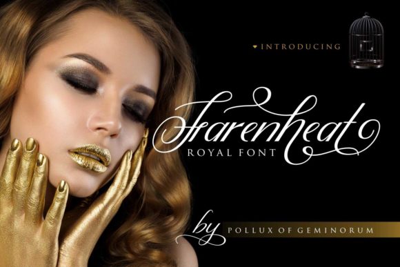 Farenheat: A Royal Script Font for Elegance and Branding