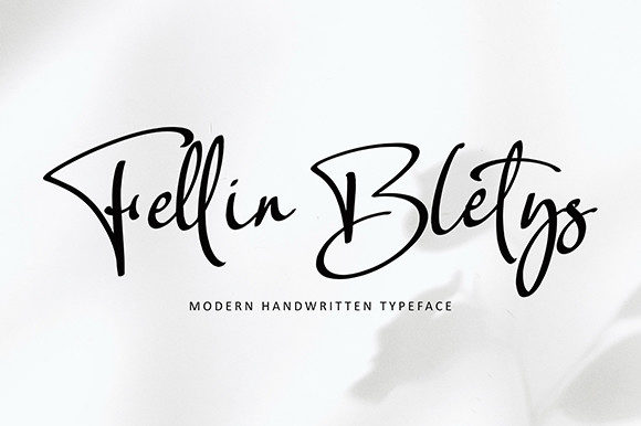 Fellin Blettys: A Handwritten Font That Feels Human—Not Haphazard