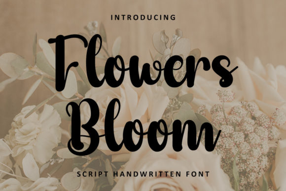Flowers Blossom: A Handwritten Font That Breathes Life Into Editorial Design