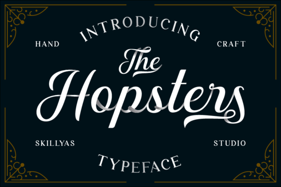 Hopster: A Script Font with Class and Grace