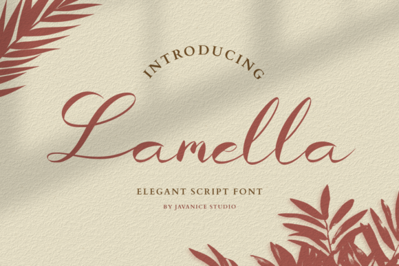 Lamella: A Joyful Script Font for Digital Brand Moments