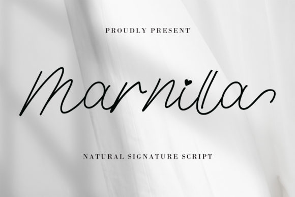 Marnilla Signature: A Warm, Elegant Script Font for Real Small Business Branding