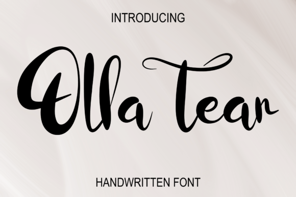 Olla Tear: The Font That Elevates Your Brand