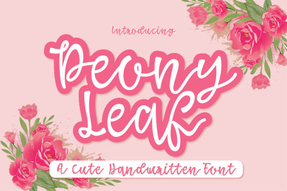 Peony Leaf: A Script Font That Brings Warmth to Branding