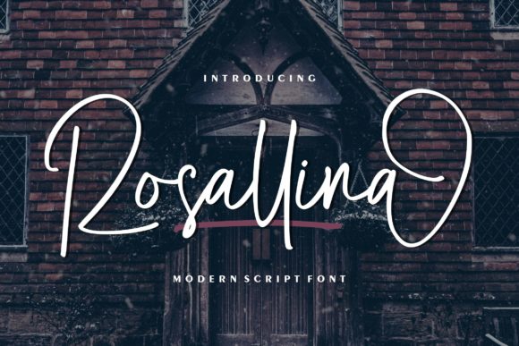 Rosallina: A Handwritten Script Font That Feels Like a Signature
