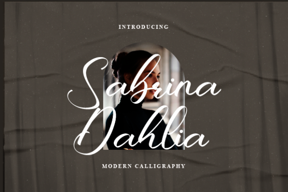 Sabrina Dahlia: A Handwritten Font That Feels Like It Belongs