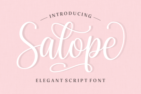 Salope: A Script Font That Elevates Campaign Headlines