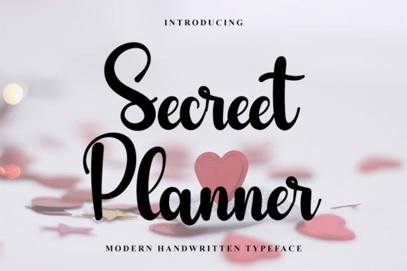 Secreet Planner: A Handwritten Font That Feels Like Your Brand’s First Smile