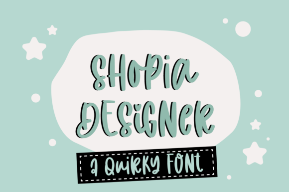Shopia Designer: A Font That Breathes Life Into Your Creations
