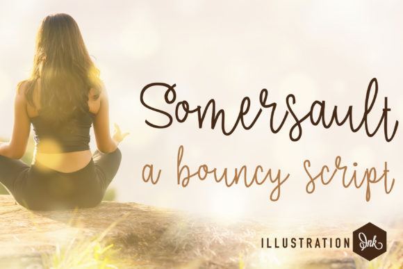 Somersault: A Handwritten Font That Feels Like a Thoughtful Pause