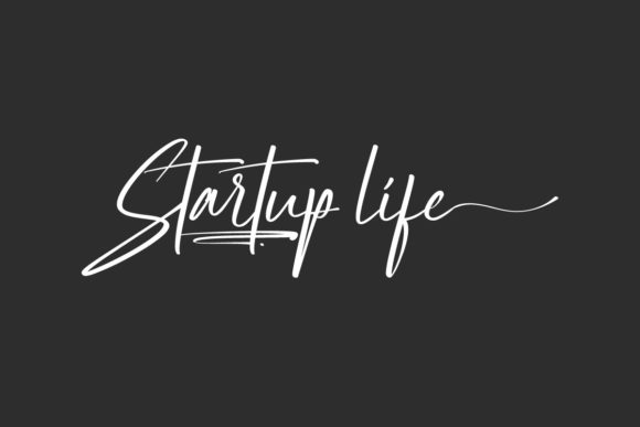 Startup Life: A Luxurious Script Font for Handmade Creators