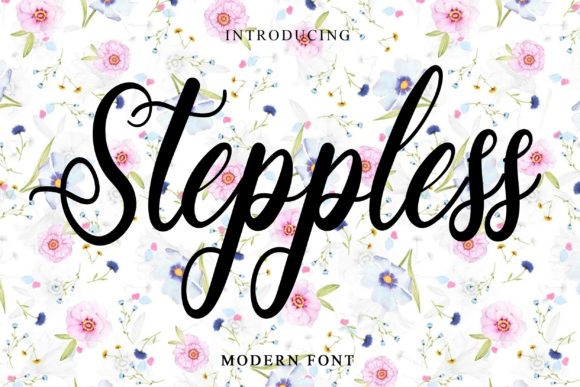 Steppless: A Handwritten Font That Elevates Digital Branding