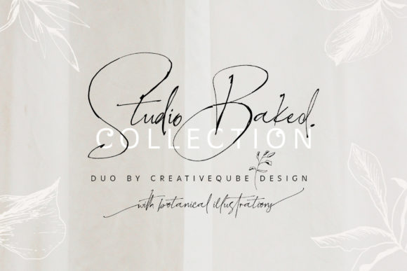 Studio Baked: A Graceful Script Font for Scroll-Stopping Marketing