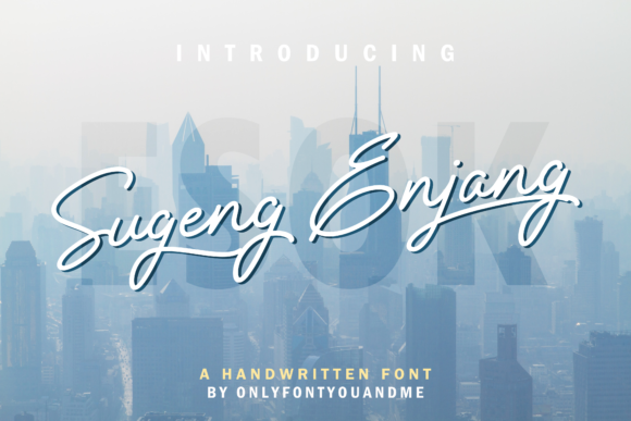 Sugeng Enjang: A Handwritten Font That Feels Like a Signature