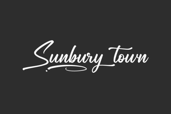 Sunbury Town: A Delicate Script Font for Thoughtful Digital Branding