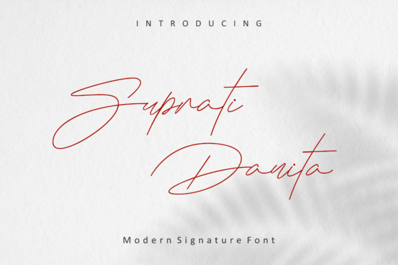 Suprati Danita: A Delicate Handwritten Font That Elevates Real Business Materials
