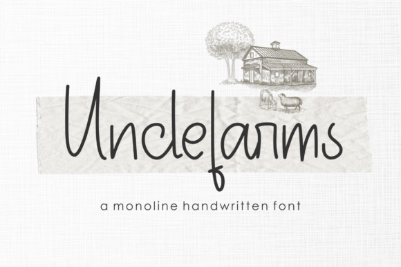 Unclefarms: A Handwritten Font That Makes Your Brand Feel Human