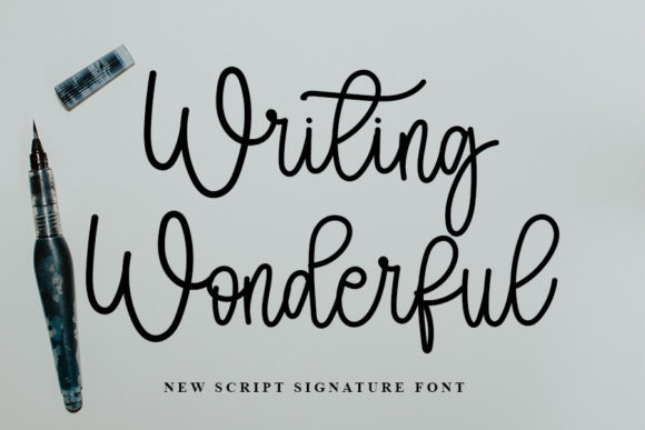 Writing Wonderful: A Refined Script Font for Real Business Branding